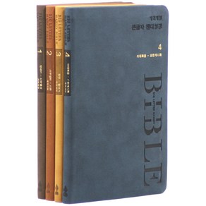 생명의말씀사 개역개정 큰글자핸디성경 - 대(전4권) 성경책