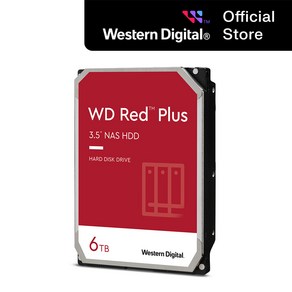 WD Red Plus 6TB Western Digital 나스용하드 WD60EFPX 하드디스크