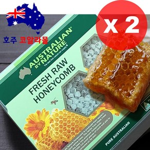 호주코알라몰 벌집꿀 오스트레일리안 바이 네이쳐 허니콤 Honeycomb 350g 2개