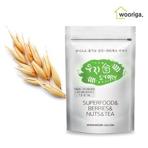 캐나다산 볶은 귀리가루 1kg 귀리분말 귀리 우유 쉐이크, 1개