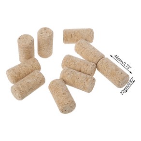 10pcs/lot 스트레이트 보틀 우드 코르크 와인 스토퍼 보틀 플러그, 22x40mm, 10개