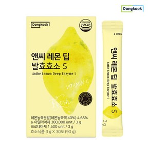 동국 앤씨 레몬 딥 발효효소 3g 30p (90g), 60개