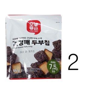 오늘좋은 검정깨두부칩55g