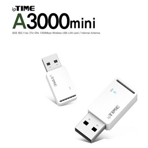 EFM ipTIME A3000mini 무선 랜카드, 1개