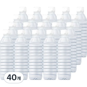 지리산물하나 eco 생수 무라벨, 500ml, 40개