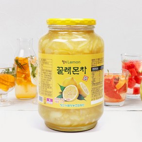 고흥 웰빙 꿀레몬차 2kg+2kg 레몬차 레몬청 액상차