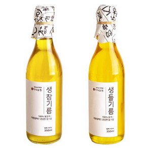 미식상회 대용량 생참기름 350ml+생들기름 350ml, 1개, 350ml