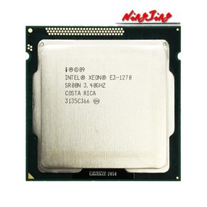 인텔 제온 E3-1270 E3 중고 쿼드 코어 CPU 프로세서 8M 80W LGA 1155 3.4 GHz