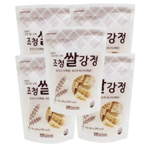 조청 쌀강정, 5개, 100g