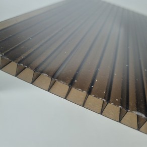 수입 엠보 복층 렉산 폴리카보네이트 복층판 10T 엠보브라운 1000mmX2000mm, 1개