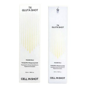 [1+1] 트라넷글루타샷 셀인샷 TX 트라넷 글루타샷 짙은 기미 개선 세럼 50ml, 2개