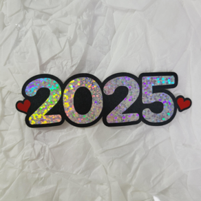 [2025]미니토퍼 미니픽 머핀픽 새해 신년 인사 2025토퍼, 1개