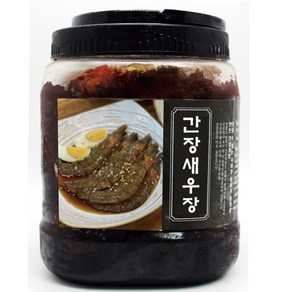 국내산 대왕새우로 만든 간장새우장 1.5kg(국산 흰다리새우 20~24미), 1개, 1.5L