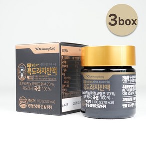 광동맑은365 흑도라지진액, 100g, 1개입, 3개