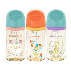 더블하트 모유실감 3세대 PPSU 디어프렌즈 240ml 트리플팩