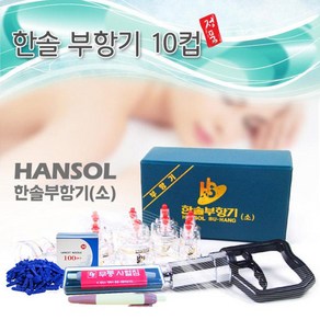 [한솔의료기] 한솔부항기 일반형 10컵+사혈기+란셋100P세트