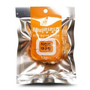 테비 고양이 간식 육포 고양이 사료 치킨대구링 13g lif*67058JP