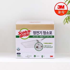 스카치브라이트 정전기 청소포 대형 150매입, 4개