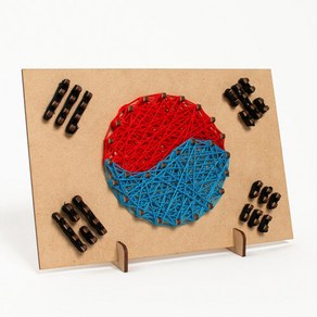 (1인용) 스트링아트 도안 태극기 호국보훈