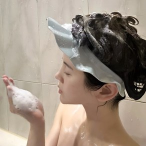 내집내산 성인 머리 감기 샴푸캡, 민트, 1개