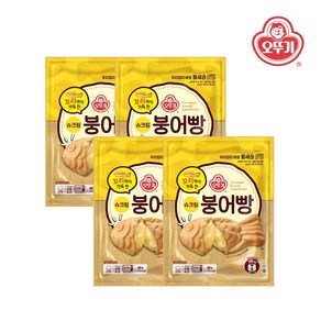 [오뚜기] 꼬리까지 가득 찬 슈크림붕어빵 480g x 4개