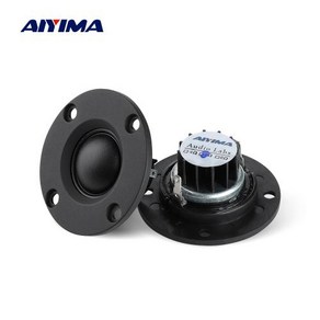 AIYIMA-2 인치 오디오 휴대용 스피커 6 옴 30W ABS Altavoz Potatil 알루미늄 라디에이터 Hifi 홈 시어터 트위터 2 개