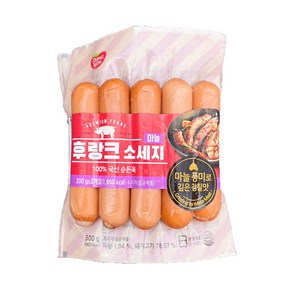 [다만세푸드] 동원 마늘 후랑크 소세지(300g x 2입) / 프랑크 소시지