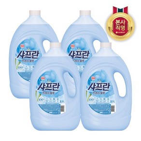 섬유유연제 프레쉬 블루 3.1L 용기 X 4개