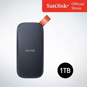 샌디스크코리아 공식수입품 외장SSD 휴대용 포터블 Portable SSD E30 1TB 800mb/s