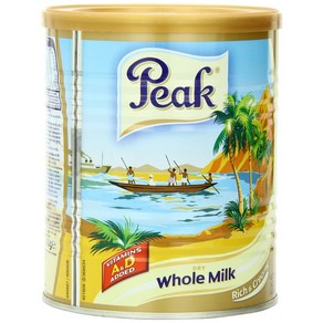 Peak Instant Full-Ceam Dy Whole Milk Powde 400-Gams 피크 인스턴트 풀크림 건조 전유 파우더 400그램, 1개, 400g