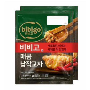 비비고 매콤납작교자, 2개, 315g