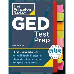 Pinceton Review GED Test Pep 31st Edition: 2 Pactice Tests + Review & Techniques + ...