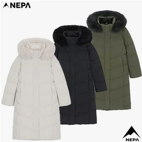 네파 NEPA 여성 프리미아 캐주얼 롱 패딩 구스 다운 7K82069 740388