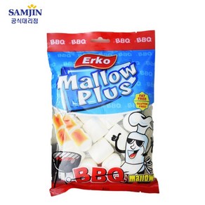 삼진 화이트 머쉬멜로우 소포장 100g 캠핑용 간식 베이커리 바베큐용, 24개