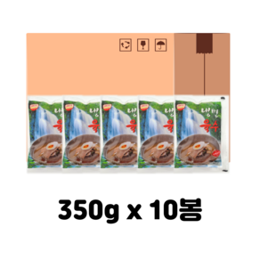 [아이스박스 무료] 농민식품 냉면육수 350g, 10개