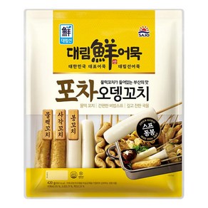 대림선어묵 포차 오뎅꼬치 420g, 2개