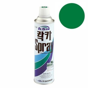 일신 락카 스프레이 진녹색 420ml he*437iR, 1개