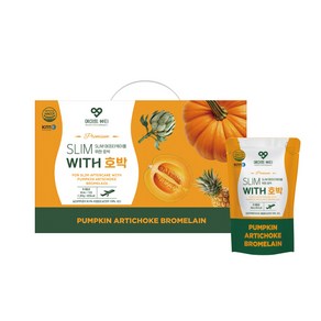 약사가 만든 디에스 슬림위드호박 붓기케어 슬림케어 활성산소케어, 1박스, 1350g