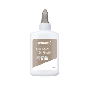 모나미 다목적으로 사용 가능한 목공풀 120ml 6개입, 단품