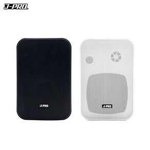 제이프로 PRO-80 80W 4인치 패시브스피커 1개 업소용 매장 카페 벽걸이, 블랙