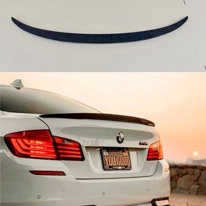 자동차 ABS 소재 리어 윙 프라이머 컬러 스포일러 BMW M5 520i 528i 535i 530i 525i F10 F18, [02] Gloosy Black, 2)Gloosy Black, 1개