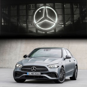 [주주파츠몰] 벤츠 일루미네이션 DTM 그릴 로고 LED A C CLA 클래스 W205 W177 C118 호환 용품