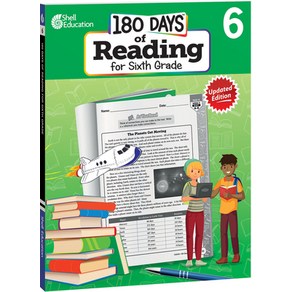 (영문도서) 180 Days of Reading fo Sixth Gade 2nd Edition: Pactice Assess Diagnose Papeback, Shell Education Pub, English, 9798765918081