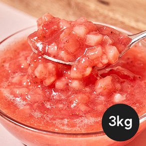 CAFE FRUIT 우딸 국산딸기로 만든 우유에 타먹는 딸기청 1KG 다이스딸기청