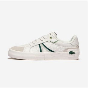 S마켓 NC고잔 LACOSTE 라코스테 L004 124 3 CFA (7-47CFA0026 - WHT/GRN) 라코스테 천연가죽 여성 스니커즈! 깔끔하고 편안한 캐쥬얼 스니커즈!