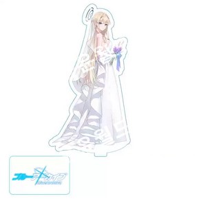 블루 아카이브 캐릭터 심플 아크릴 스탠드 SL - F, 1개