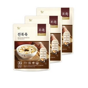 본죽 데워서 바로 먹는 전복죽, 330g, 10개