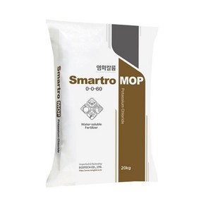 Smartro MOP 염화가리 20kg 고농도 수용성 염화칼륨