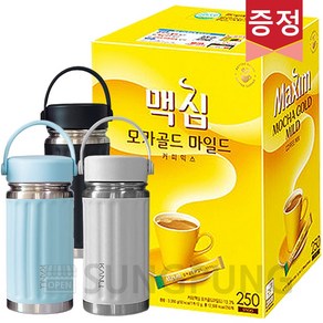 맥심모카골드 커피믹스 250T + 라인텀블러, 12g, 1개, 250개입