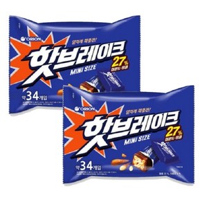 오리온 핫브레이크 미니 오리지널, 455g, 2개